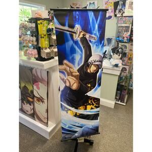 Trafalgar D. Water Law One Piece Wall Scroll Tapestry Print On Synthetic Canvas